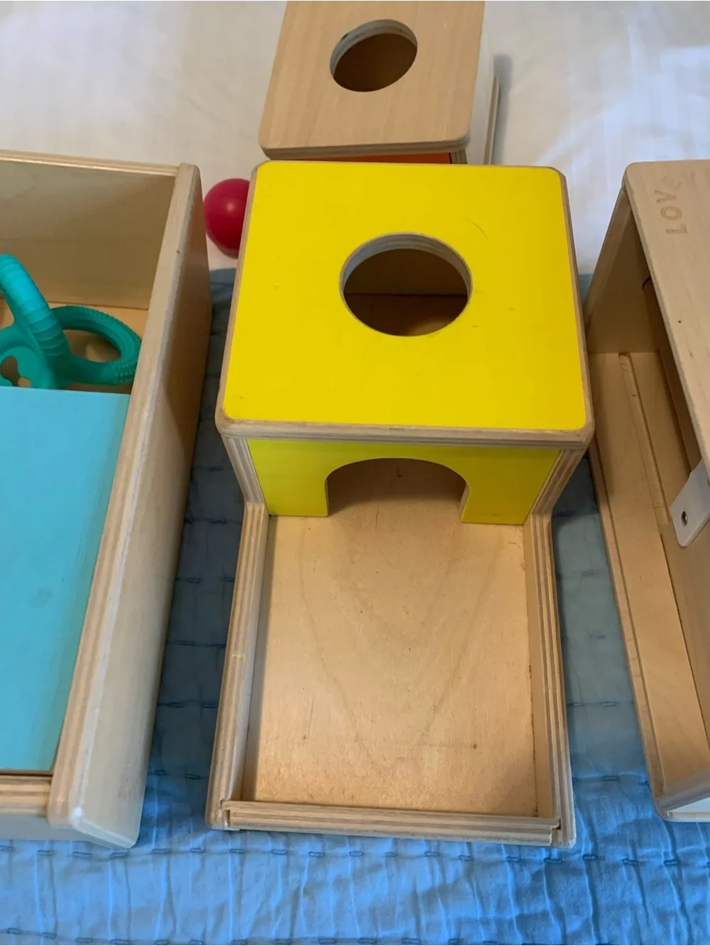 5 Piece LOVEVERY developmental toys + 1 Tiny Land